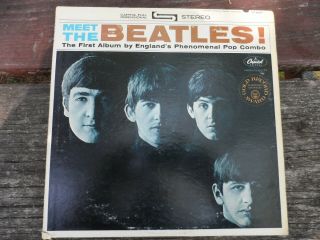 1964 Capitol St - 2047 Meet The Beatles Stereo Vinyl Lp Record