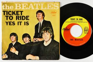 Beatles Picture Sleeve 45 - Ticket To Ride - Capitol - Mp3
