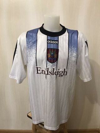 Fc Burnley 1997/1998 Away Sz 2xl Adidas Football Shirt Jersey Maillot Soccer Xxl