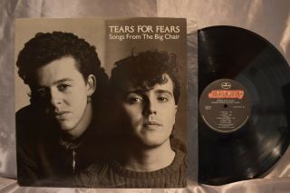 Tears For Fears Songs From The Big Chair Lp With Book