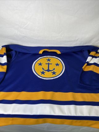 Vintage Norfolk Admirals Minor League Hockey Jersey Size 50 Blank Collectible