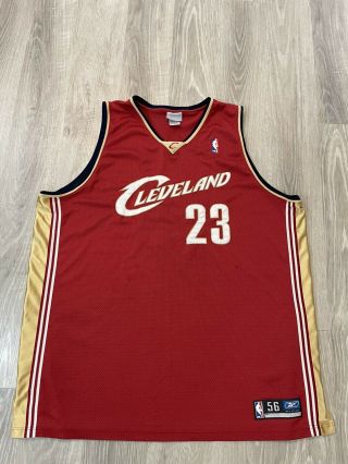 Reebok Authentic Lebron James Cleveland Cavaliers Jersey Rookie Year 2003 - 2004