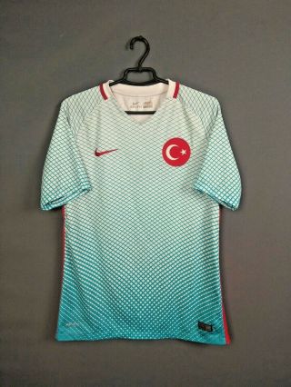 Turkey Jersey 2016 2017 Away Medium Shirt Mens Football Nike 724638 - 447 Ig93