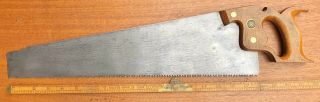 Rare Vintage Small 18” Cabinet Makers Panel Saw (near)