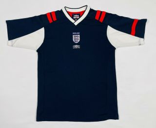 Vintage Retro Umbro England Football Shirt Soccer Jersey Mens Size M