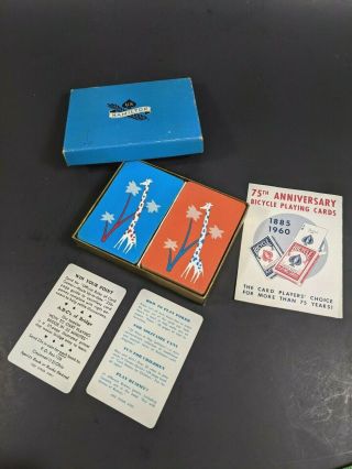 Vintage Hamilton Playing Card Set Mid Century Giraffes Set Of 2 Double Decks