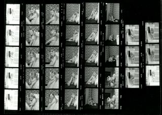 Vintage Sexy Model Proof Photo 1960s By Harry Amdur Nyc Photographer (nudes)