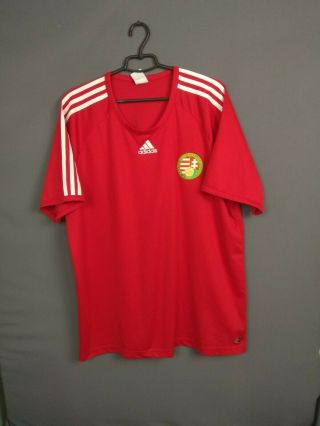 Hungary Jersey 2009/10 Home Size Xxl Shirt Mens Red Football Adidas 609843 Ig93