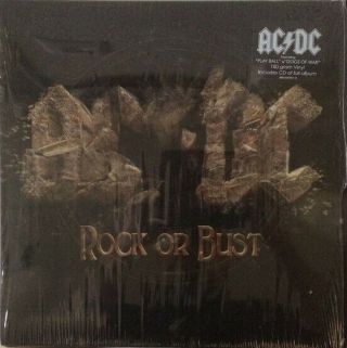 Ac/dc - Rock Or Bust - 2014 180g Lp,  Cd -