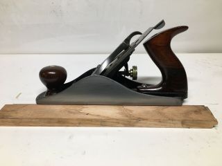Stanley Bailey No 4 1/2 Type 10 Smooth Bottom Plane Two 02 Pat Date Sharp Tuned