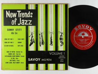 Sonny Stitt - Trends In Jazz Vol.  1 10 " - Savoy - Mg - 9014 Mono Dg
