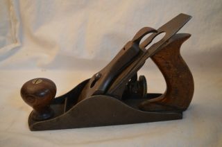 Antique Stanley Bailey Patent No 2 Smoothing Wood Plane Type 4 1874 - 188