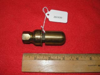 3 Small Brass Steam Whistle Dome Top Peanut 3 Different Tone Pitch Sound