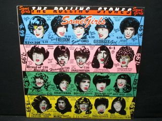 Rolling Stones - Some Girls Lp 1978 1st Press Die - Cut Cover Play Tests