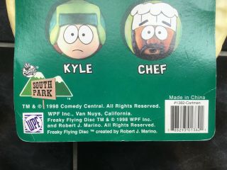 1998 South Park Freaky Flying Disc - Cartman NIP Collectible Licensed Merch 3