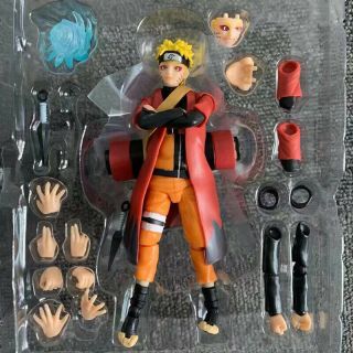 5.  9 " Naruto Action Figure Shf Uzumaki Naruto Rasengan Movable Model Toy
