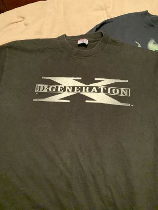 Wwe Wwf Dx Vintage 1990s T - Shirt D - Generation X Triple Hhh Size Xxl