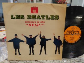 The Beatles Help Rare 1965 Made In France Import Les Beatles Chansons Du Film Lp