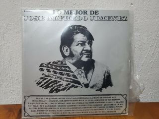 Jose Alfredo Jimenez Lo Mejor De 2 Lp Vinyl Record Ella Caminos De Guanajuato