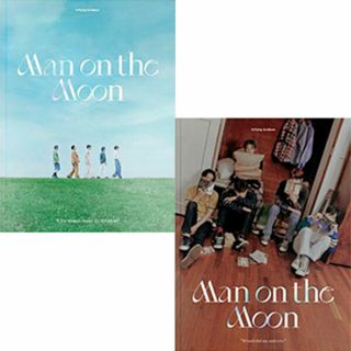 N.  Flying [man On The Moon] 1st Album Cd,  Poster,  Photo Book,  4ea Card,  Folded Poster