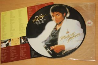 Michael Jackson Thriller 25 2008 Picture Disc Vinyl Beat It Legend