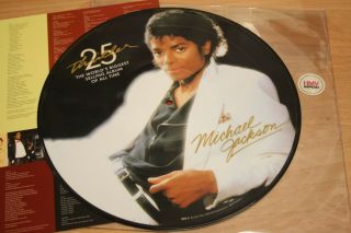 MICHAEL JACKSON Thriller 25 2008 Picture Disc Vinyl BEAT IT Legend 2