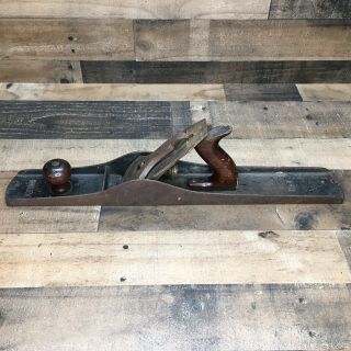 Vintage Stanley Bailey No.  7 Hand Plane Smooth Bottom 22 " Long