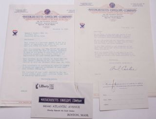 1934 Lamson Goodnow Massachusetts Envelope Company Boston Ma Nra Ephemera L267k