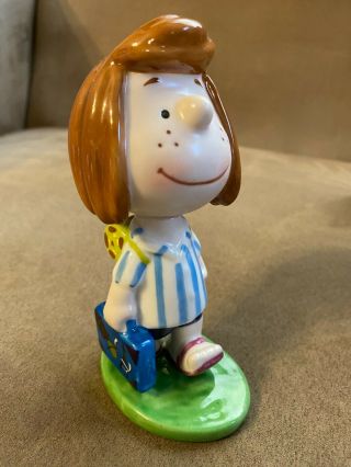 Peanuts Peppermint Patty Ceramic Figurine Flambro Import Mib