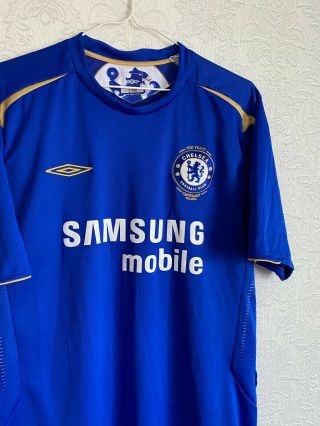 Chelsea Fc London 2005 2006 Home Soccer Football Umbro Shirt Jersey Size Xl Men