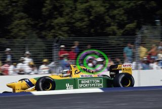 35mm Slide F1,  Michael Schumacher - Benetton 1992 Australia Formula 1