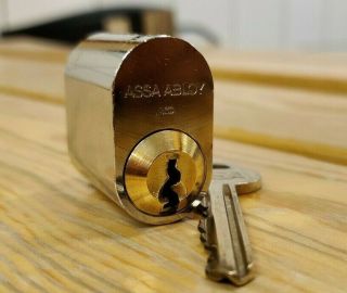 Assa 700 High Security Lock Cylinder,  Gin Spools And Countermilling Abloy 1 Key