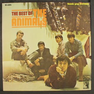 Animals: The Best Of The Animals Mgm 12 " Lp 33 Rpm