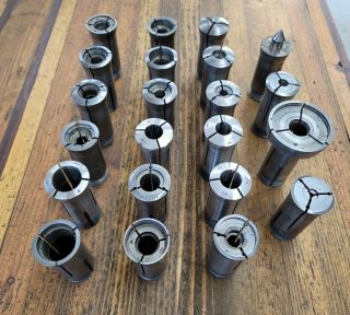 Machinist Tools Step Collets Lathe Metal Turning Tool Holders 5c Size Set ☆usa
