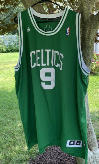 Adidas Swingman Boston Celtics Rajon Rondo 4xl Jersey Sewn Nba Green White Vtg