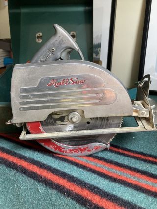 Rare Mall Saw Model 71 Buck Rogers 1950 Design 8.  4 Amp Tool,  Metal Box