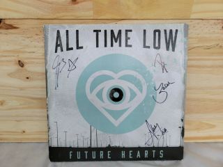 Future Hearts By All Time Low Signed By Band,  (record,  2015)