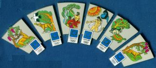 Athens 2004 Olympics.  A Puzzle Set Of 6 Pins Each Depicting An Aesop Fable