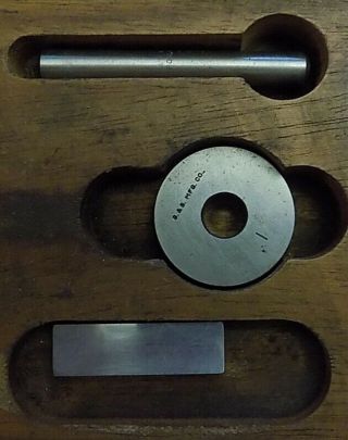 Vintage Brown And Sharpe Set Micrometers in Wooden Box 30 - 1,  20 - 1,  1,  2,  3 inch 2