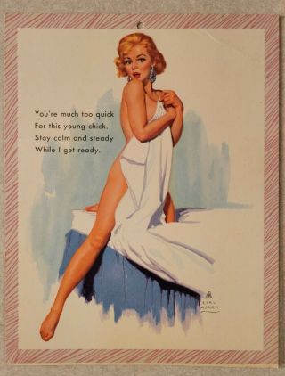 Napa California Earl Moran Pin Up Blotter Woman Marilyn Monroe 1958 Calendar 7