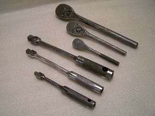 Vintage Plomb Tools Ratchets And Breakers 1/2 " 3/8 " 1/4 " Drive Plvmb Tools