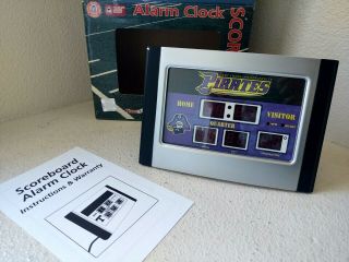 Ecu East Carolina University Pirates Scoreboard Alarm Clock Time Date Temp 6.  5x9