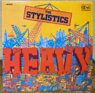 The Stylistics ‎ - Heavy Japan Quadraphonic Cd - 4 Lp Avco Cd4w - 7097