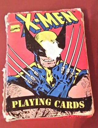 Vintage Marvel X - Men Playing Cards 1993 - Wolverine Cyclops X Men -
