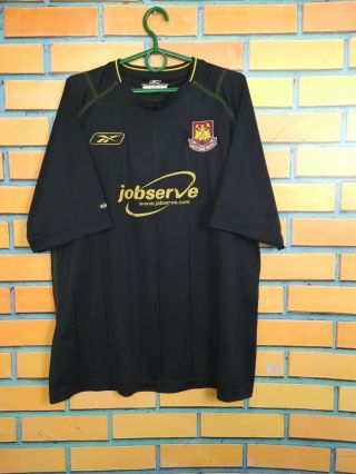 West Ham United Jersey 2003 2005 Away Size Xl Shirt Soccer Football Reebok
