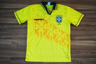 Brasil National Team 1994 - 1995 Umbro Home Football Soccer Shirt Jersey Camiseta