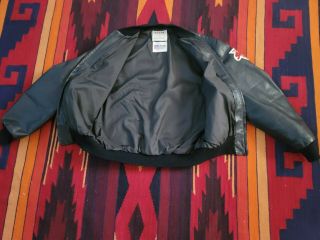 CHICAGO BEARS Leather jacket Black Size 44 3
