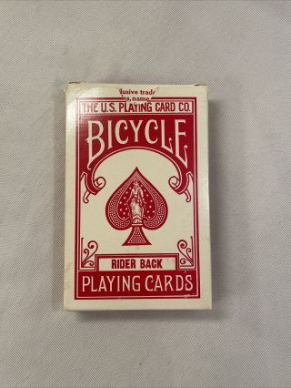 Bicycle Big Box Red Playing Cards Extra Large Deck Magic