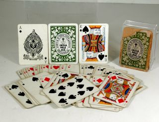 1910s Molson Brewing Company India Pale Ale Advertising Playing Cards Beer