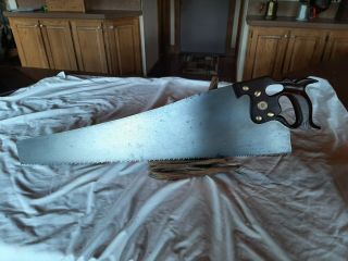 Antique/vintage H Disston And Sons Hand Saw